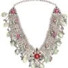 Sangeeta Boochra Antique Necklace With Multi-coloured Stones -Inca Sales Store sbn 5405 1
