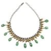 Sangeeta Boochra Silver Necklace With Turquoise Stones -Inca Sales Store sbn 60106 1