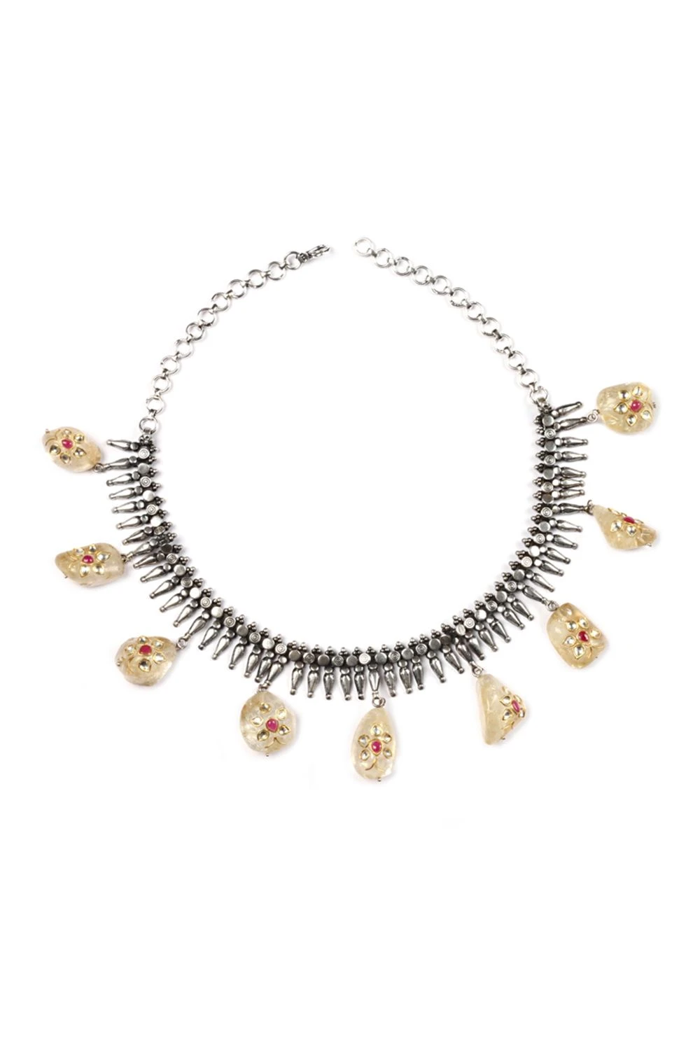 Sangeeta Boochra Handcrafted Silver Choker 3 Sangeeta Boochra Handcrafted Silver Choker