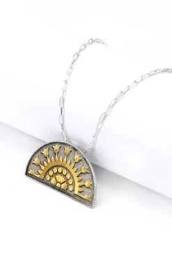 Sangeeta Boochra Sangeeta Boochra X Santoshi Shetty Silver Pendant -Inca Sales Store sbp 7009 3