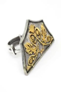 Sangeeta Boochra Sangeeta Boochra X Santoshi Shetty Silver Ring -Inca Sales Store sbr 7013 4