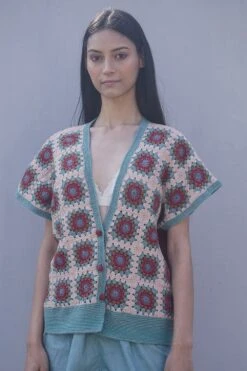 SWGT Rose Crochet Cardigan -Inca Sales Store sh3 b6 3 1