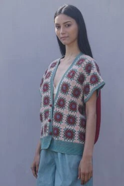 SWGT Rose Crochet Cardigan -Inca Sales Store sh3 b6 4 1