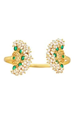 Zariin Mor Gold Dipped Bangles