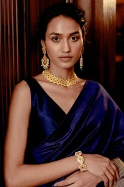 Zariin Gul-e-bahar Gold Dipped Earrings -Inca Sales Store she867ggp 3