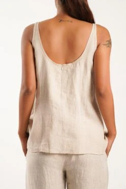 Hand Embroidered Linen Camisol Top -Inca Sales Store sks1924 5