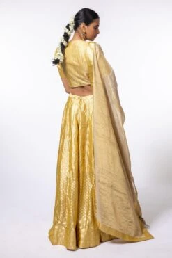 Hemang Agrawal Golden Brocade Blouse -Inca Sales Store sku 311 4