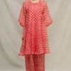 Myoho Red Floral Printed Kurta Set -Inca Sales Store ss 2109 1