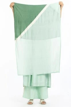 Three Mint Polka Gather Neck Tunic Co-ord Set 9 Three Mint Polka Gather Neck Tunic Co-ord Set -Inca Sales Store ss20 set13 4