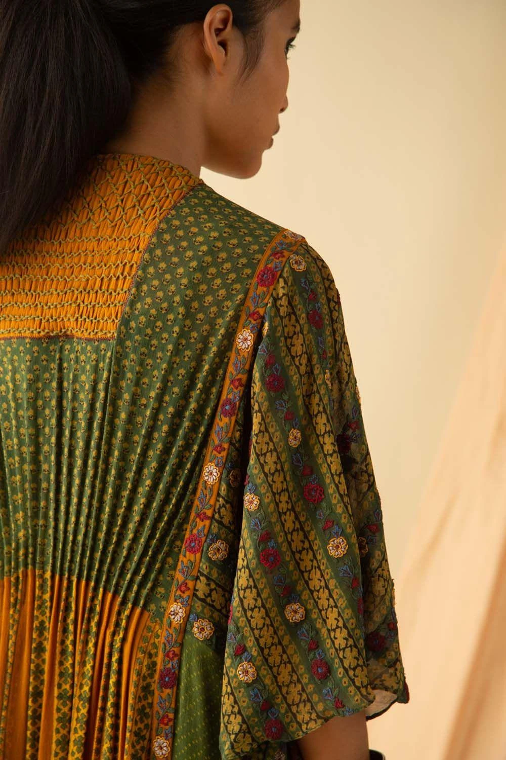 Sunira Designs Ajrakh Printed Maxi Kaftan 7 Sunira Designs Ajrakh Printed Maxi Kaftan - Image 5