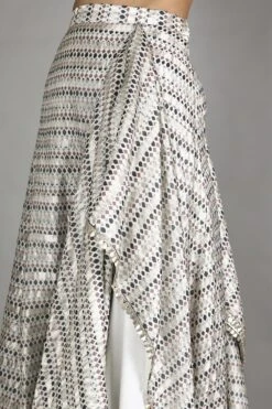 SVA Jaali Printed Chanderi Draped Skirt Set -Inca Sales Store svaw20b01 ssvaw20j16 svaw20c06 3