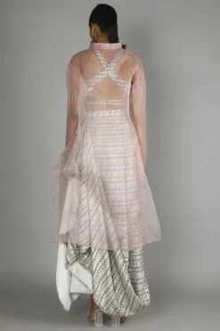 SVA Jaali Printed Chanderi Draped Skirt Set -Inca Sales Store svaw20b01 ssvaw20j16 svaw20c06 4