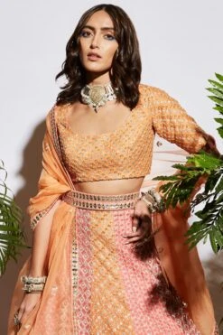 SVA Pink Multi-kali Lehenga Set -Inca Sales Store svaw21g04 3