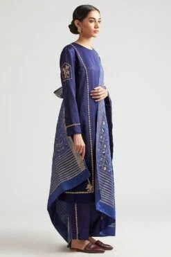 Kshitij Jalori Acro Sapphire Zardosi Kurta Set -Inca Sales Store t003 t101db 2