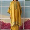 Ikai Mustard Kaftan With Applique Details -Inca Sales Store tmk3123y 1