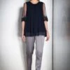 Rohit Gandhi + Rahul Khanna Swing Top With Embroidered Sleeves -Inca Sales Store tp28052 1