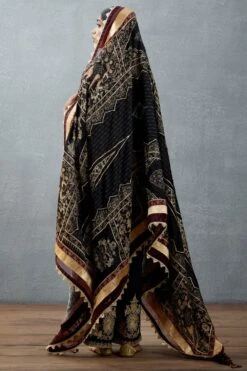 Torani Jet Black Gota Embroidered Short Kurta Set -Inca Sales Store tr 1309tg10 6