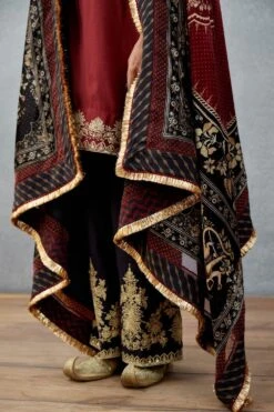 Torani Jet Black Bhagalpuri Printed Doshala -Inca Sales Store tr 1309tg33 4