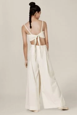 Chola Pleated White Pants With Belt -Inca Sales Store tr0028c 4