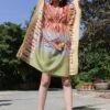 Varun Bahl Pret Kilim Pattern Drawstring Kaftan -Inca Sales Store vb pr1 bk21 ks11 1