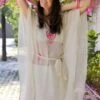 Varun Bahl Pret Embroidered Ivory Kaftan -Inca Sales Store vb pr2 ik21 k45 1
