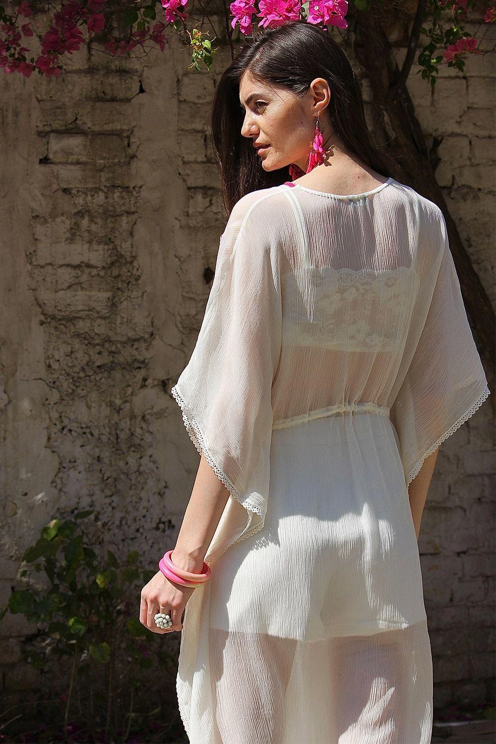 Varun Bahl Pret Embroidered Ivory Kaftan 6 Varun Bahl Pret Embroidered Ivory Kaftan - Image 4