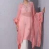 Varun Bahl Pret Pink Calf Length Kaftan 2 Varun Bahl Pret Pink Calf Length Kaftan -Inca Sales Store vb pret 20 mor tp k 05 1