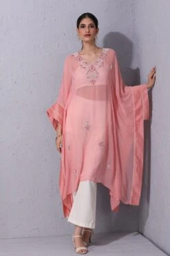 Varun Bahl Pret Pink Calf Length Kaftan