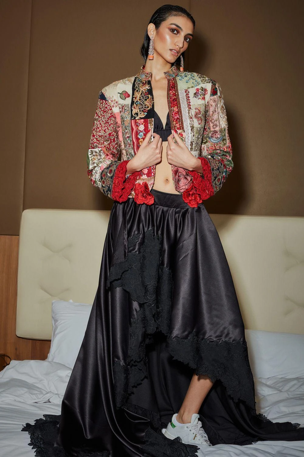 Varun Bahl Vintage Upcycled Patchwork Jacket Set 3 Varun Bahl Vintage Upcycled Patchwork Jacket Set