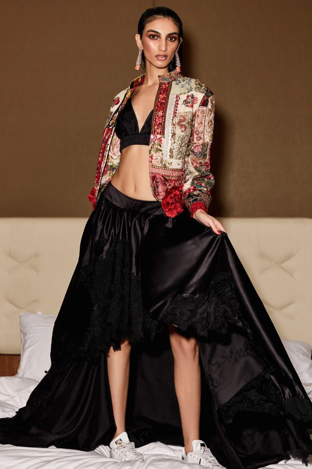 Varun Bahl Vintage Upcycled Patchwork Jacket Set 5 Varun Bahl Vintage Upcycled Patchwork Jacket Set - Image 3