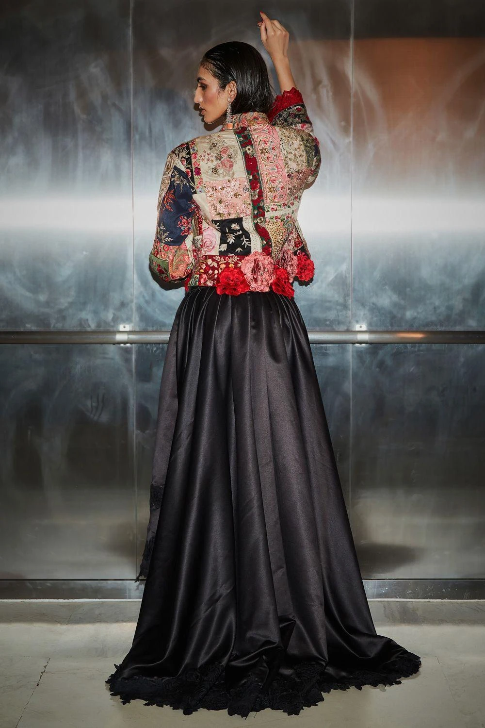 Varun Bahl Vintage Upcycled Patchwork Jacket Set 9 Varun Bahl Vintage Upcycled Patchwork Jacket Set - Image 7