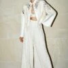 Varun Bahl Ivory Co-ord Set With Hand Embroidered Jacket -Inca Sales Store vb1509 21 1