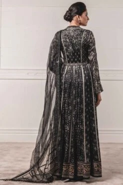 Tarun Tahiliani Anarkali With Mukaish Embroidered Dupatta -Inca Sales Store ww awt txp dl 1 cw 03 4