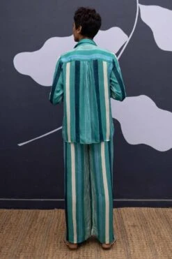 YAM Blue Hand Block Printed Co-ord Set 11 YAM Blue Hand Block Printed Co-ord Set -Inca Sales Store yam0642 5