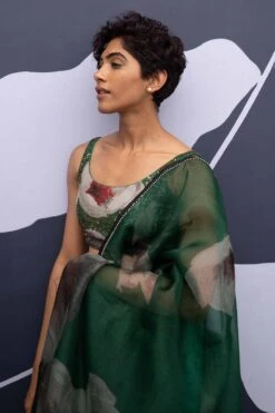 YAM Green Floral Printed Blouse -Inca Sales Store yam0660 3