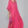 YAVI Cotton Jamdani Kaftan