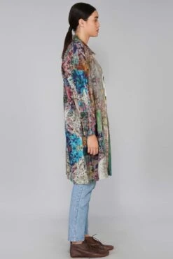 YAVI Printed Jacket With Pintuck Detailing -Inca Sales Store yc10jkt 07 4