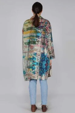 YAVI Printed Jacket With Pintuck Detailing -Inca Sales Store yc10jkt 07 5