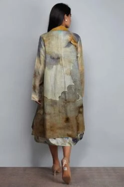 YAVI Impressionist Printed Linen Jacket -Inca Sales Store yc8jkt 78 3