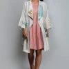 YAVI Silk Long Jacket With Patchwork Detail -Inca Sales Store yc8jkt 89 1